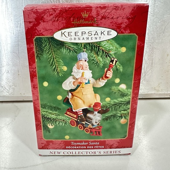 Hallmark Ornament Series Toy‎ Maker Santa 1st Ken Crow